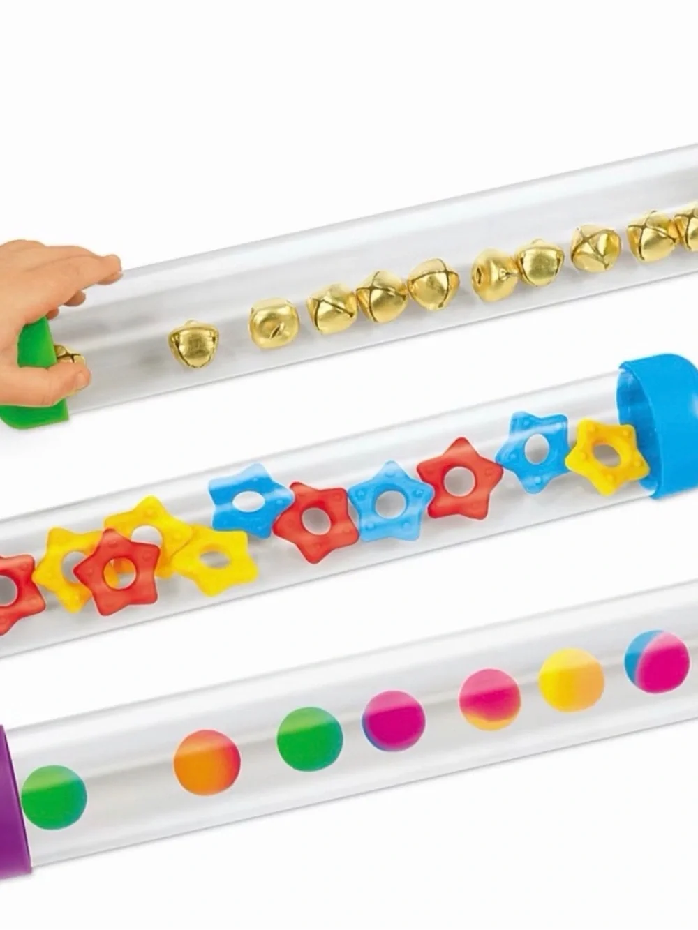 Lakeshore Learn & Play Sensory Tubes - Purple, Blue, Green